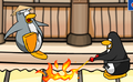 A player using hot sauce against Sensei.