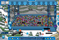 The Forest during the Puffle Party 2009. When a snowball was thrown it turned into a ball pit ball.