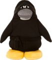 A limited ninja plush penguin.