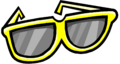 Giant Yellow Sunglasses