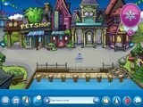 A sneak peek of the Plaza and the Olaf transformation in the Club Penguin app.
