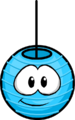 The Happy Lantern as a blue puffle.