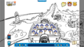 Concept art of the ride, a view from the top.