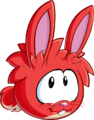 Red Rabbit Puffle Clear all the snow (40)
