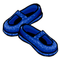 Blue Stardust Slippers
