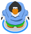 The Collared Blue Shirt on an avatar.