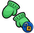 Green Mittens