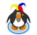 The Jester Hat in-game.