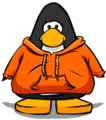 The Orange Hoodie on the player card.