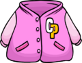 Pink Letterman Jacket