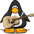 The Girl Next Door Guitar on a player card.