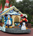 The float in Walt Disney World.