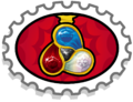 The stamp earned for obtaining the three Gems.