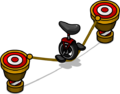 The Unicycle Tightrope oriented towards right.