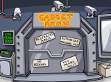Outside the Gadget Room.