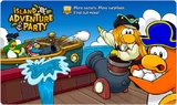 The Second login screen for the Island Adventure Party