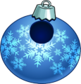 Blue Snowflake Bauble