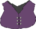 Purple Fur Vest