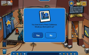 A free item, the Press Conference background.
