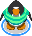 The Aqua Striped T-Shirt in-game.