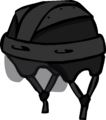 Black Hockey Helmet