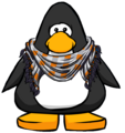 The Chestnut Checker Scarf on a player card.