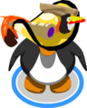 The Golden Pirate Hat in-game.