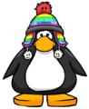The Puffle Hat on a player card.