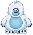 The Yeti Costume on a player card.