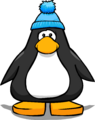 The Blue Pom Pom Toque on a player card.