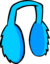 Blue Earmuffs