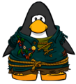 The Castaway's Clothing on a player card.
