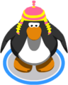 The Pink and Yellow Chullo in-game.