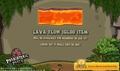 The second Exit Screen, featuring the Lava Flow igloo item.