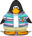 The Ocean Cool Outfit on a player card.