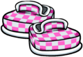 Pink Checkered Shoes