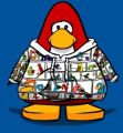 What the Hoodie looks like on a penguin.