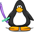The Balloon Blade on a player card.