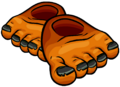 Orange Frankenfeet