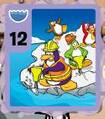 Some construction workers tipping the Iceberg on a Card Jitsu card.