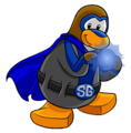 The old Shadow Guy costume.