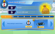 Post-game screen