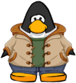 The Winter Toggles Coat on a player card.