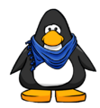 The Blue Designer Scarf on a Player Card.
