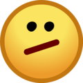 The "Meh" emoticon (E+U)