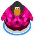 The Pink Quilted Coat in-game.