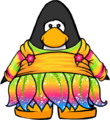 The Technicolor Fairy Dress on a player card.