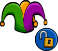 The Court Jester Hat unlockable version's icon.