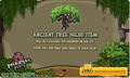 The fifth Exit Screen, featuring the Ancient Tree igloo item.