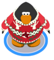The Festive Sweater in-game.